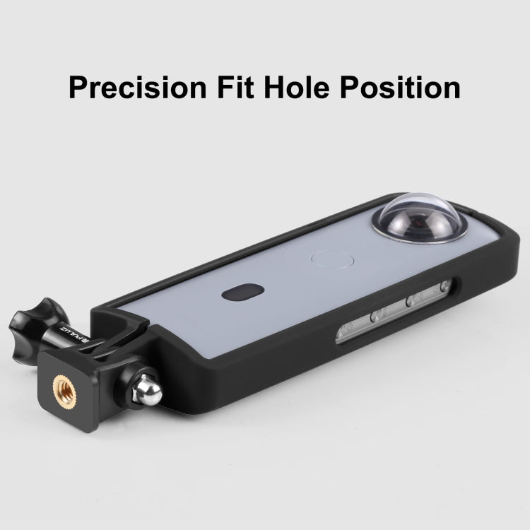 Marco protector de plástico ABS PULUZ PC para Ricoh Theta SC2, con soporte adaptador y tornillo, Plastic Frame For Ricoh Theta SC2