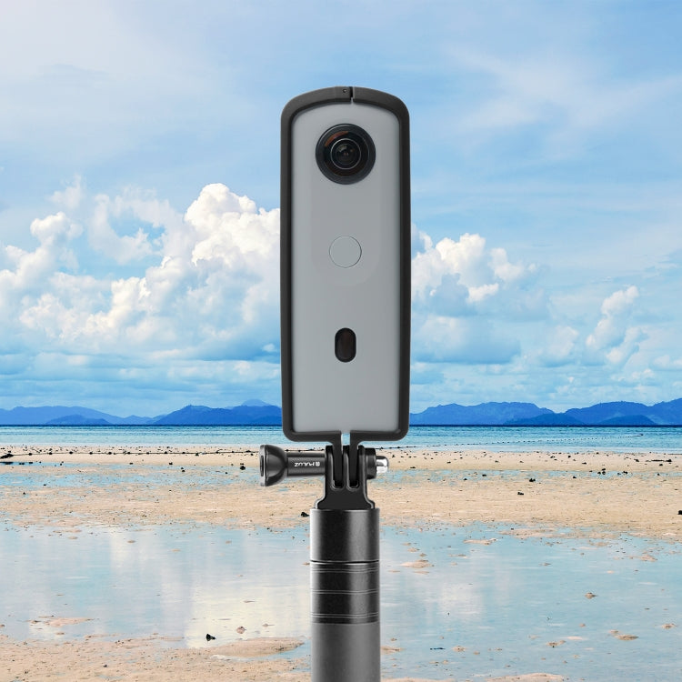 Marco protector de plástico ABS PULUZ PC para Ricoh Theta SC2, con soporte adaptador y tornillo, Plastic Frame For Ricoh Theta SC2