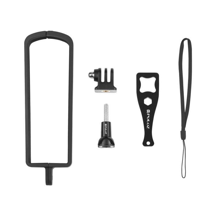 Marco protector de plástico ABS PULUZ PC para Ricoh Theta SC2, con soporte adaptador y tornillo, Plastic Frame For Ricoh Theta SC2