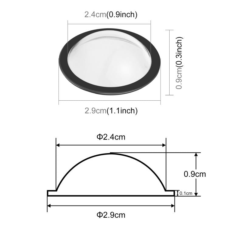 Kits de cubierta protectora de PC con protector de lente PULUZ para Ricoh Theta SC2 / S / V