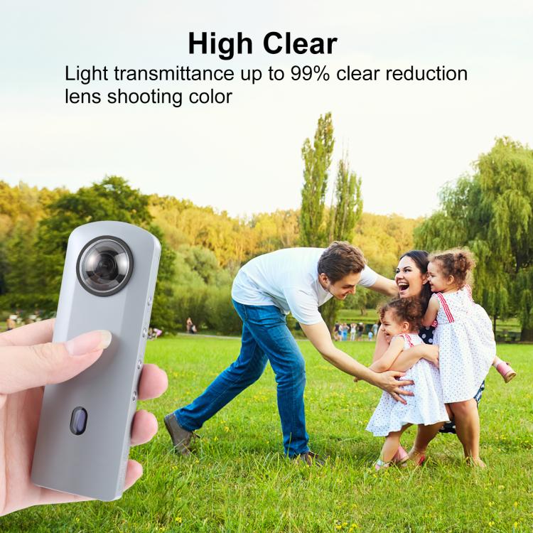 Kits de cubierta protectora de PC con protector de lente PULUZ para Ricoh Theta SC2 / S / V