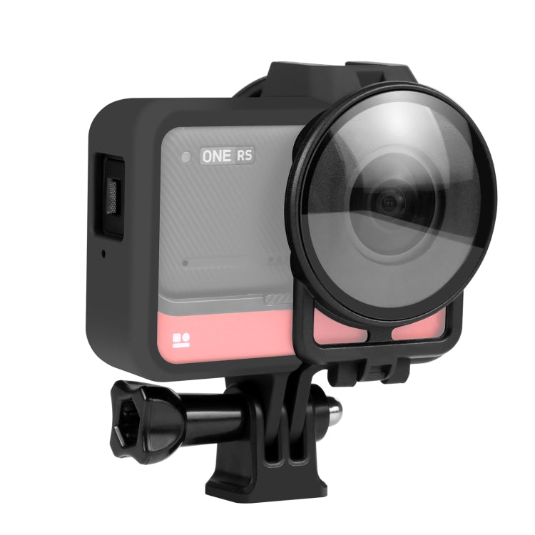 Estuche de marco de plástico PULUZ con protector de lente para Insta360 One RS 360 Edition, For Insta360 One RS 360 Edition Frame Case with Lens Guard