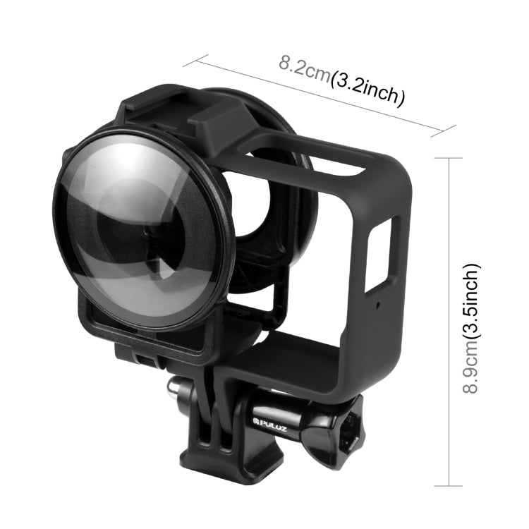 Estuche de marco de plástico PULUZ con protector de lente para Insta360 One RS 360 Edition, For Insta360 One RS 360 Edition Frame Case with Lens Guard