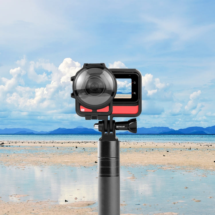 Estuche de marco de plástico PULUZ con protector de lente para Insta360 One RS 360 Edition, For Insta360 One RS 360 Edition Frame Case with Lens Guard