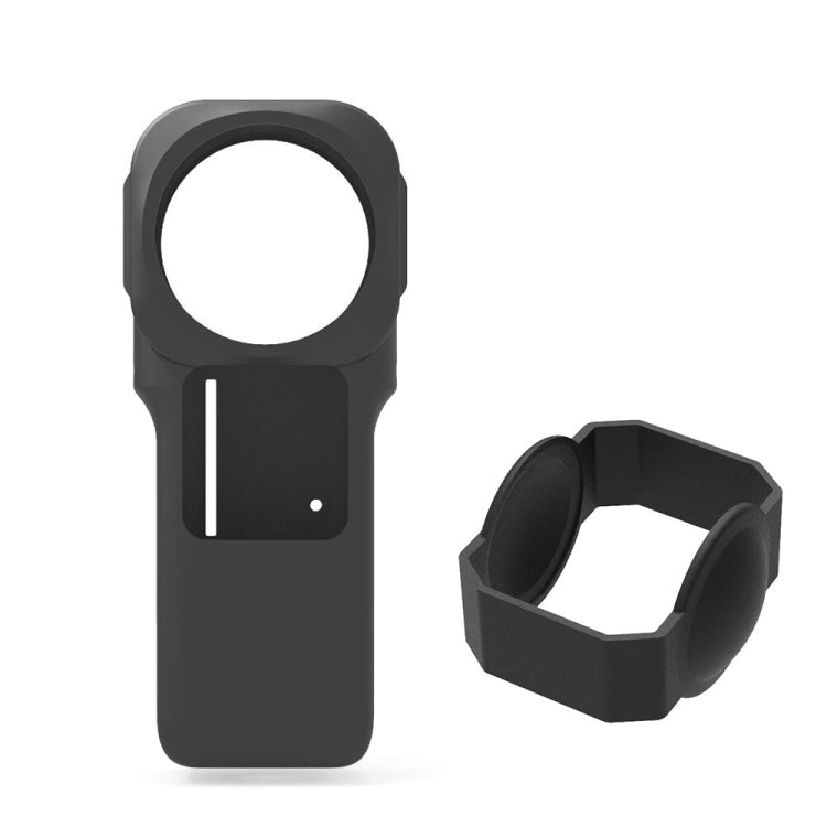 Funda protectora de silicona PULUZ con cubierta de lente para Insta360 One RS edición 360 de 1 pulgada, Silicone Case(Black), Silicone Case(Blue), Silicone Case(Red)