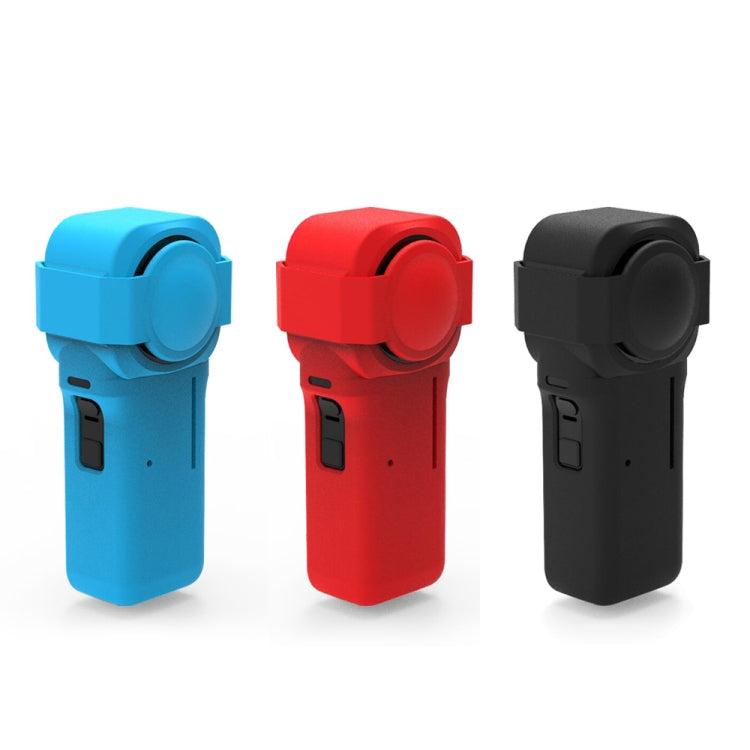 Funda protectora de silicona PULUZ con cubierta de lente para Insta360 One RS edición 360 de 1 pulgada, Silicone Case(Black), Silicone Case(Blue), Silicone Case(Red)