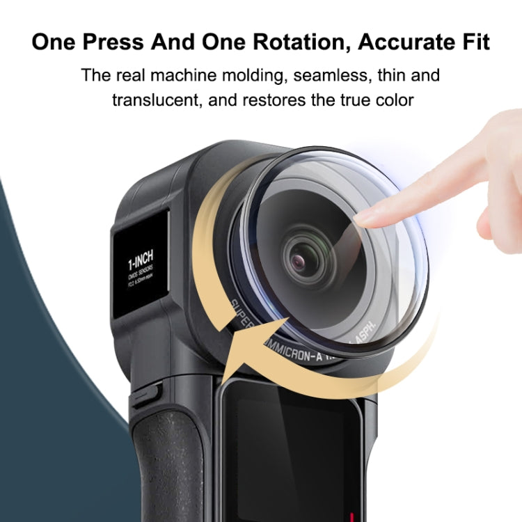 Cubierta protectora de PC PULUZ Lens Guard para Insta360 ONE RS edición 360 de 1 pulgada, Lens Guard