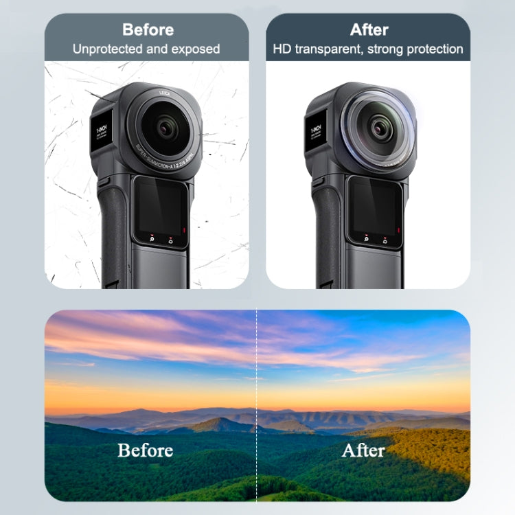 Cubierta protectora de PC PULUZ Lens Guard para Insta360 ONE RS edición 360 de 1 pulgada, Lens Guard