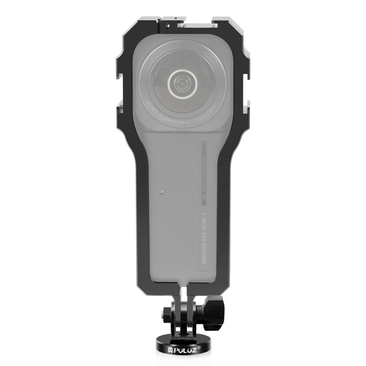 Marco de carcasa de plataforma de jaula protectora PULUZ con zapata fría para Insta360 ONE RS edición 360 de 1 pulgada, Protective Cage