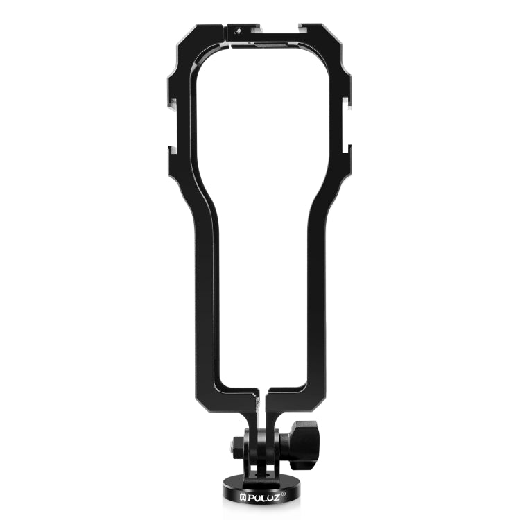 Marco de carcasa de plataforma de jaula protectora PULUZ con zapata fría para Insta360 ONE RS edición 360 de 1 pulgada, Protective Cage