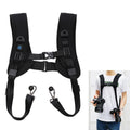 PULUZ Arnés para hombros dobles de liberación rápida Correa de espuma de descompresión con almohadilla suave para cámaras digitales DSLR, Double Shoulder(AE), Double Shoulder