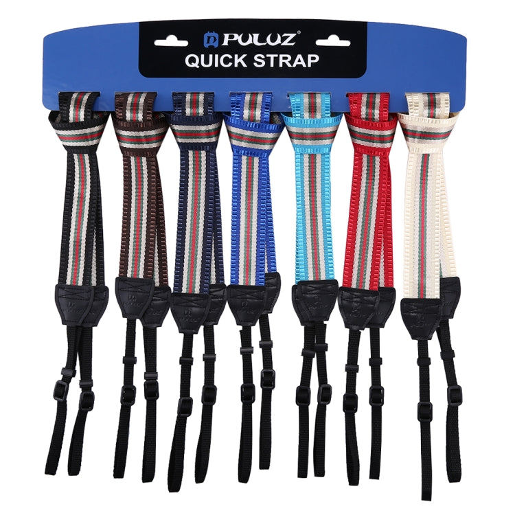 PULUZ Stripe Style Series Correa para el cuello y el hombro Correa para cámara para cámaras SLR / DSLR, Stripe 10, Stripe 9, Stripe 8, Stripe 7, Stripe 6, Stripe 5, Stripe 4, Stripe 3, Stripe 2, Stripe 1