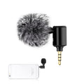 Micrófono ajustable direccional único para teléfono móvil con conector PULUZ de 3,5 mm, 3.5mm Phone Microphone