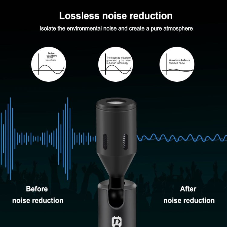Micrófono ajustable direccional único para teléfono móvil con conector PULUZ de 3,5 mm, 3.5mm Phone Microphone