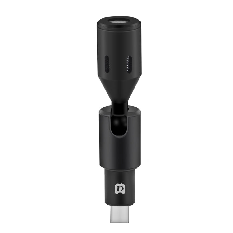 PULUZ Micrófono ajustable de condensador omnidireccional para teléfono móvil con conector USB-C / Type-C, no para teléfonos de la serie Samsung, Type-C Phone Microphone