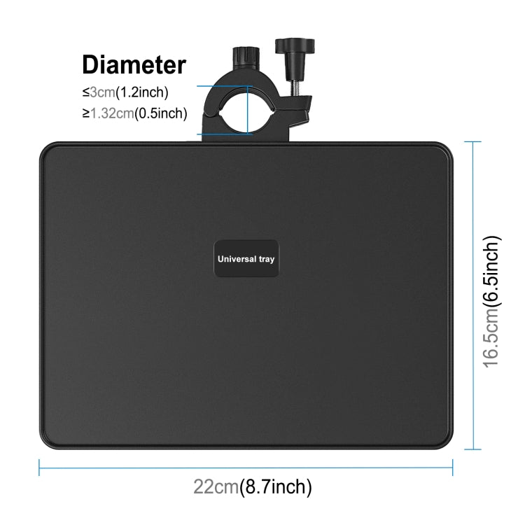 Bandeja para tarjeta de sonido con trípode en vivo versión estándar PULUZ, tamaño: 16,5 x 22 cm, Standard Sound Card Tray