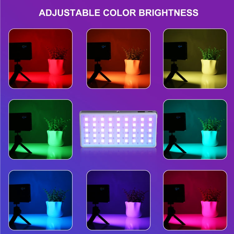 PULUZ LED a todo color RGB luz de relleno de belleza bolsillo Vlogging fotografía luz, Pocket Light