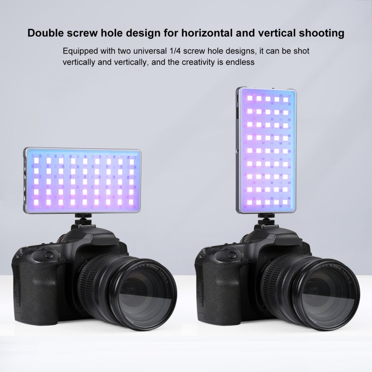 PULUZ LED a todo color RGB luz de relleno de belleza bolsillo Vlogging fotografía luz, Pocket Light