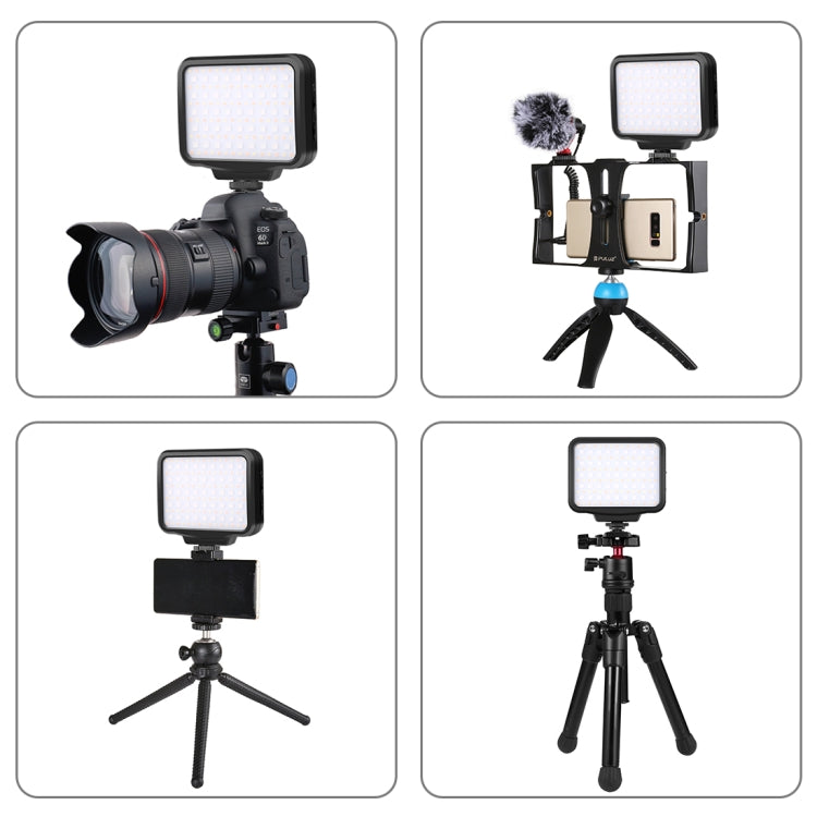 PULUZ Pocket 2500-9900K+RGB Luz de relleno de belleza a todo color Fotografía portátil en cámara Luz LED, 135 LED