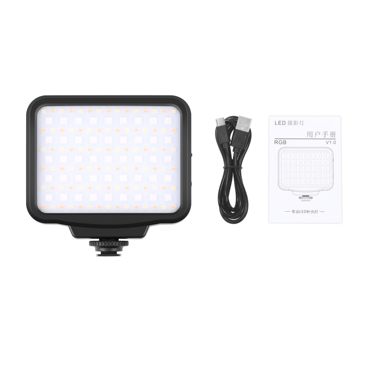 PULUZ Pocket 2500-9900K+RGB Luz de relleno de belleza a todo color Fotografía portátil en cámara Luz LED, 135 LED