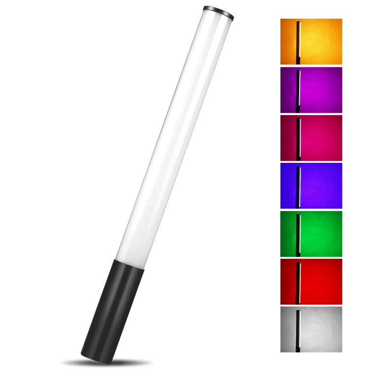 PULUZ Cuerpo de metal 2500-9000K RGB Luz de relleno de belleza a todo color Fotografía de mano Luz LED, Metal Body Fill Light
