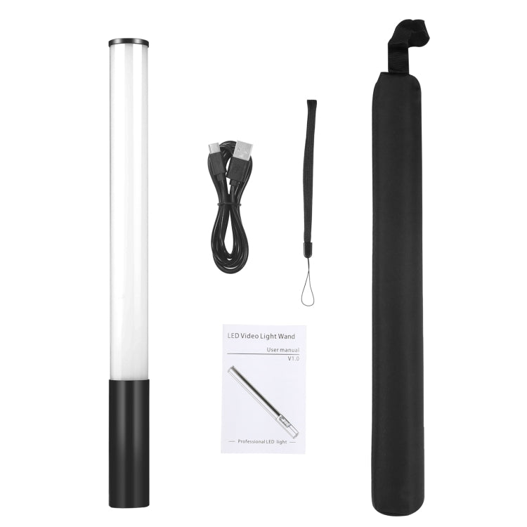 PULUZ Cuerpo de metal 2500-9000K RGB Luz de relleno de belleza a todo color Fotografía de mano Luz LED, Metal Body Fill Light