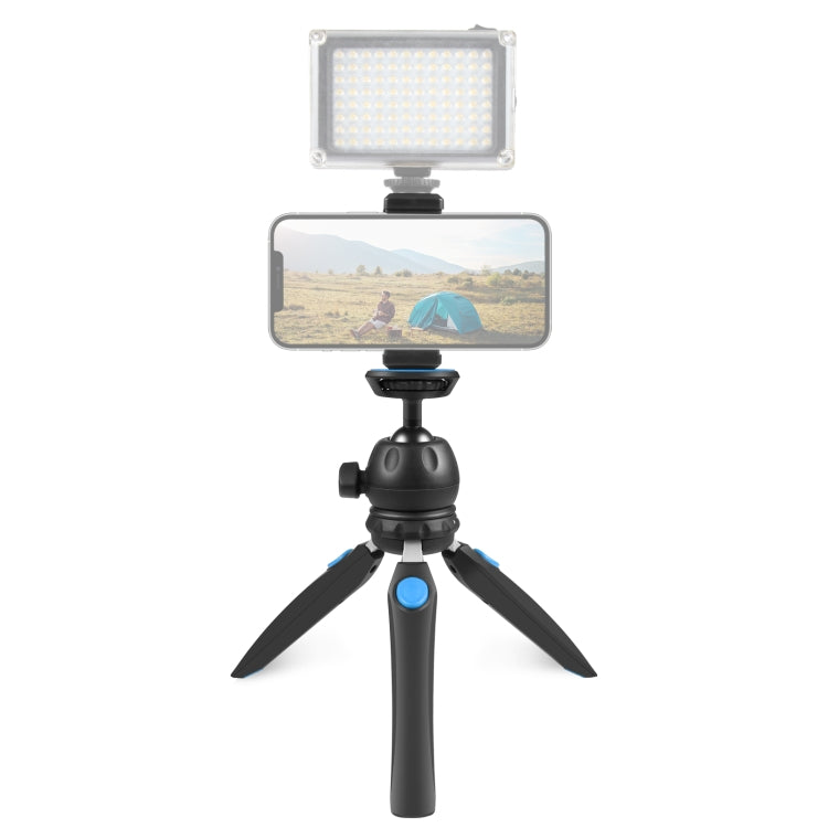 PULUZ Mini VLOG Live Stabilizer Stand Tripod con abrazadera de teléfono para teléfonos inteligentes, Mini VLOG Live Stabilizer (Black), Mini VLOG Live Stabilizer(Blue), Mini VLOG Live Stabilizer(Red)