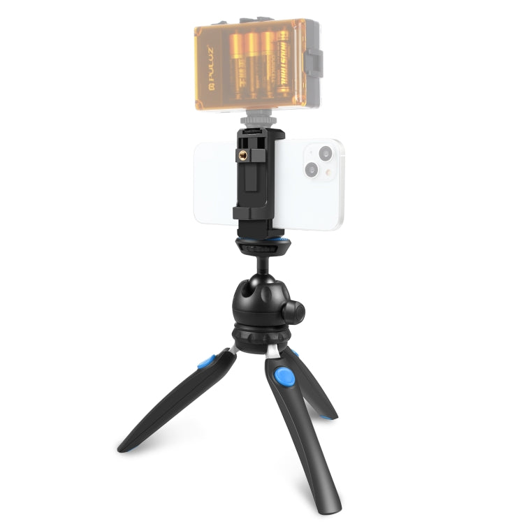 PULUZ Mini VLOG Live Stabilizer Stand Tripod con abrazadera de teléfono para teléfonos inteligentes, Mini VLOG Live Stabilizer (Black), Mini VLOG Live Stabilizer(Blue), Mini VLOG Live Stabilizer(Red)