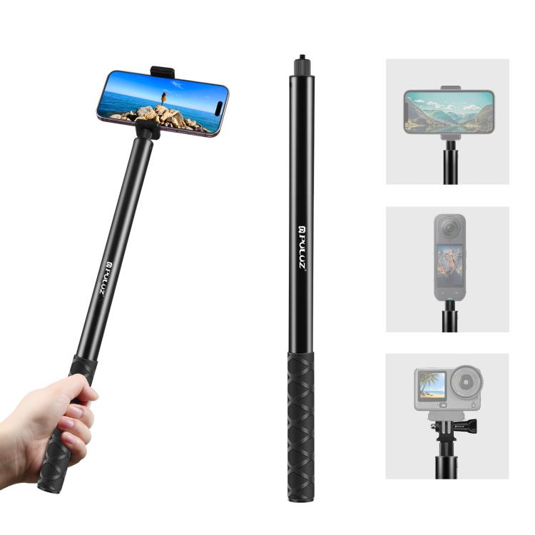 Monopié de metal para selfie PULUZ de 2 m para Insta360 One RS / X2 / X3, 2m Monopod