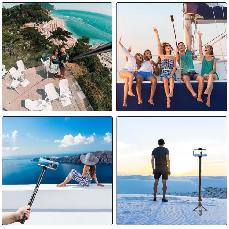 Monopié de metal para selfie PULUZ de 2 m para Insta360 One RS / X2 / X3, 2m Monopod