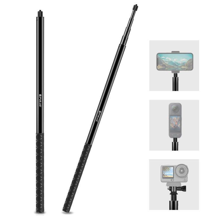 PULUZ 3m Metal Selfie Stick Monopie para Insta360 One RS / X2 / X3, 3m Monopod