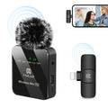 Micrófono Lavalier inalámbrico PULUZ para iPhone / iPad, receptor de 8 pines, 8-Pin 1 TX + 1 RX