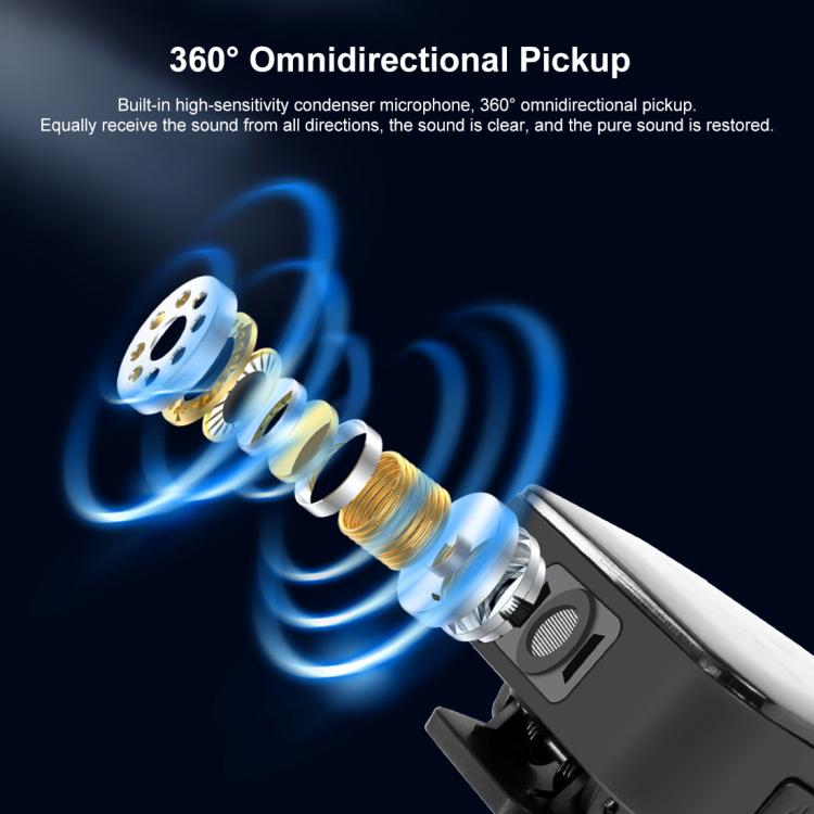 Micrófono Lavalier inalámbrico PULUZ para iPhone/iPad, receptor de 8 pines y micrófonos duales, 8-Pin 2 TX + 1 RX
