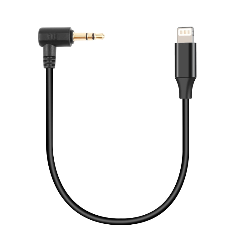 PULUZ Cable adaptador de audio para micrófono en vivo TRS macho a macho de 8 pines de 3,5 mm para PU3153 / PU3154, 3.5mm to 8 Pin