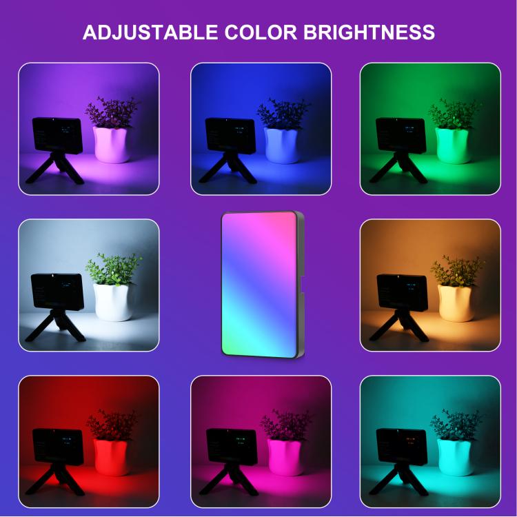 Luz LED de relleno para fotografía PULUZ Pocket de 140 LED RGB a todo color., 140 LED