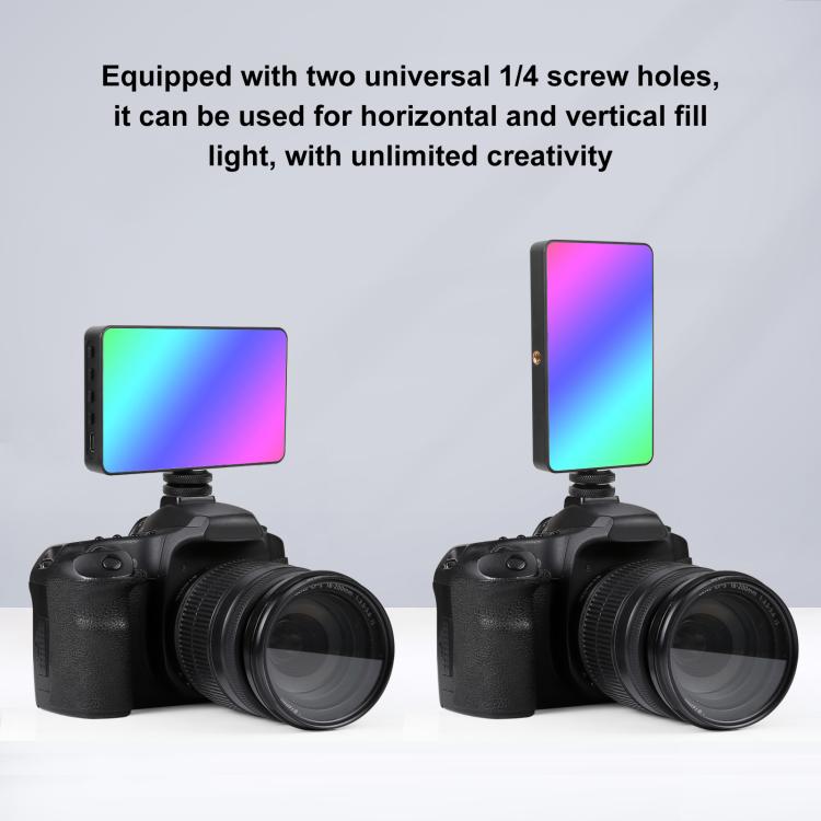 Luz LED de relleno para fotografía PULUZ Pocket de 140 LED RGB a todo color., 140 LED