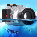 PULUZ 40m Estuche de buceo de profundidad subacuática Carcasa de cámara impermeable para Sony RX100 III, For RX100 III