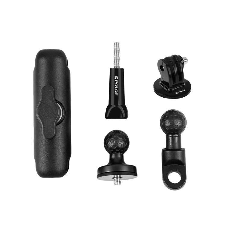 Soporte para motocicleta PULUZ, Base de espejo con orificio, montaje fijo para GoPro y otras cámaras de acción, Mirror Base Hole Mount