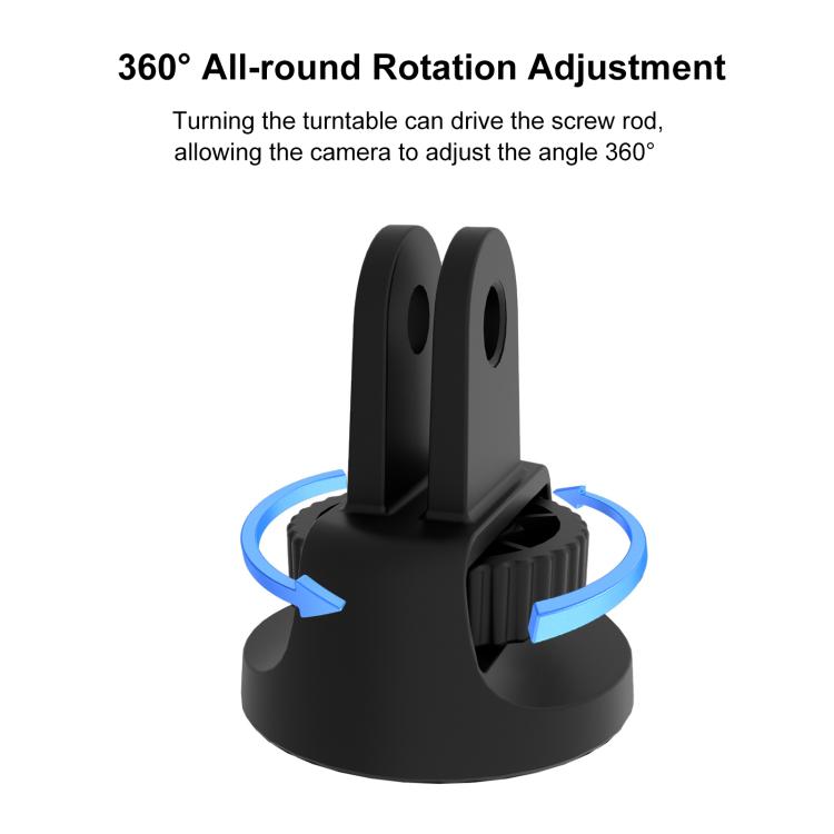 Adaptador de trípode de cámara de acción ABS ajustable con tornillo de 1/4 pulgadas PULUZ, ABS Camera Adapter