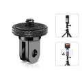 Adaptador de cámara de acción de montaje de trípode de metal con tornillo de 1/4 pulgada PULUZ, Metal Camera Adapter