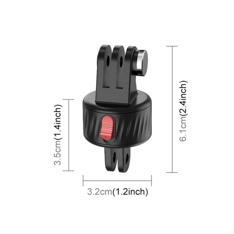 Adaptador de base magnética para cámara de acción PULUZ, Magnetic Base