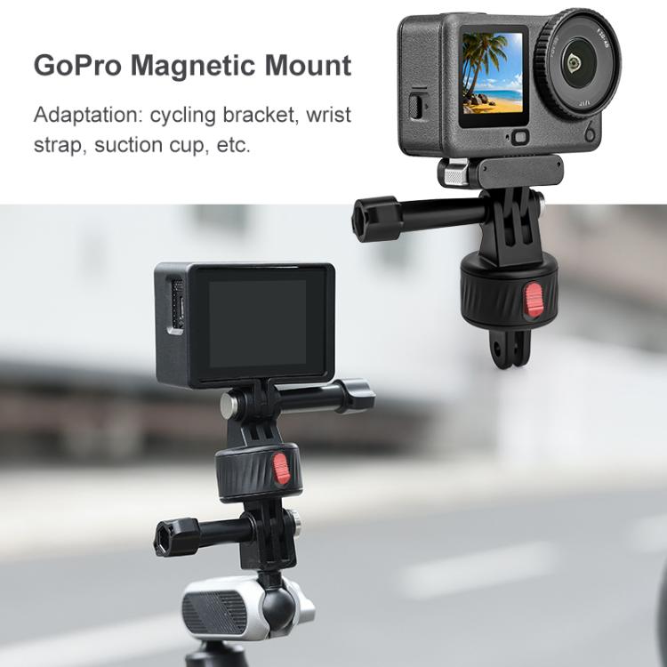 Adaptador de base magnética para cámara de acción PULUZ, Magnetic Base