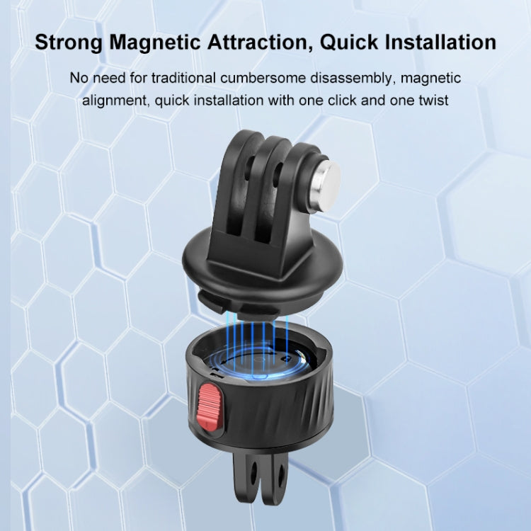 Adaptador de base magnética para cámara de acción PULUZ, Magnetic Base