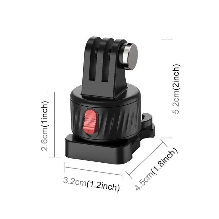 Adaptador de base magnética de liberación rápida para cámara de acción PULUZ, Quick Release Magnetic Base