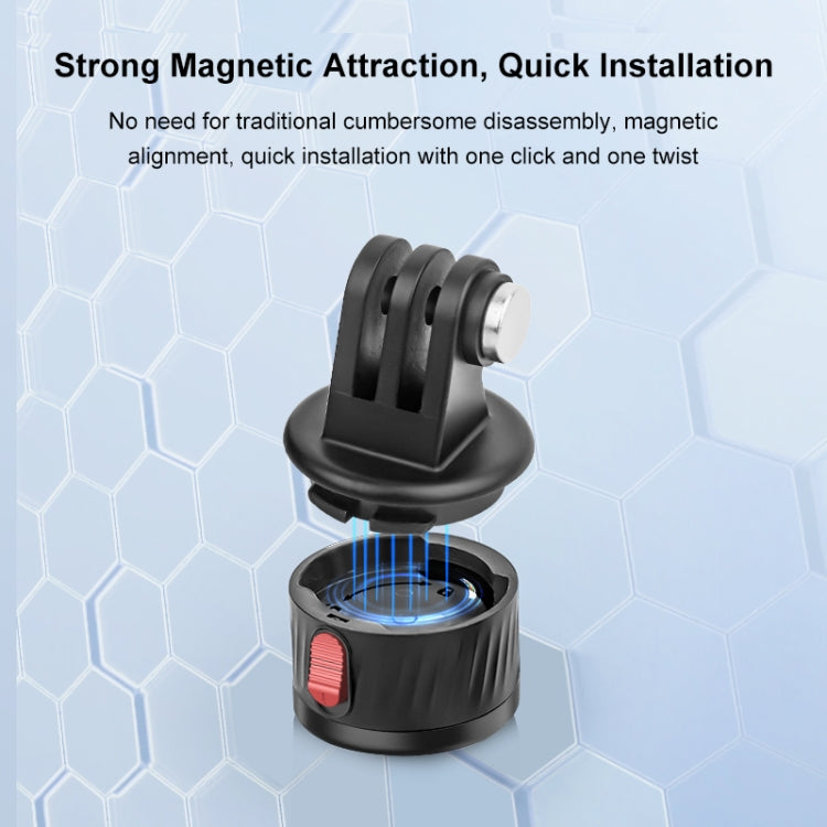 Adaptador de base magnética de 1/4 de pulgada para cámara de acción PULUZ, 1/4 inch Magnetic Base