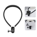 PULUZ Lazy Neck Bracket POV View Mount con abrazadera para teléfono para cámaras/teléfonos de acción GoPro, Magnetic Silicone Collar Bracket