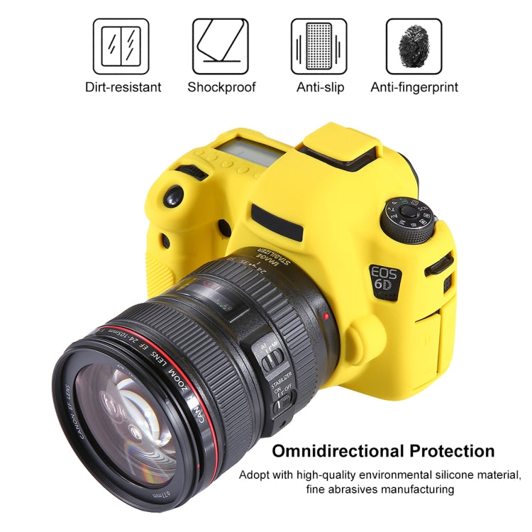 Funda protectora de silicona suave PULUZ para Canon EOS 6D, For Canon 6D