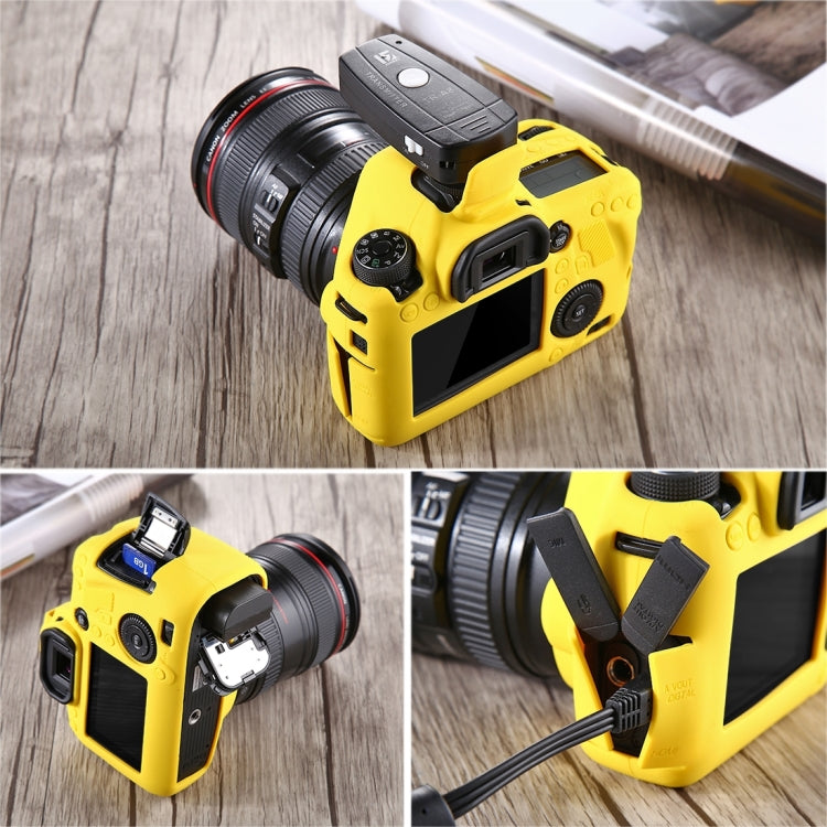 Funda protectora de silicona suave PULUZ para Canon EOS 6D, For Canon 6D