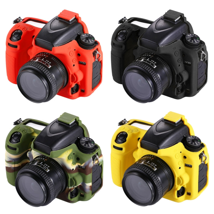 Funda protectora de silicona suave PULUZ para Nikon D750, For Nikon D750