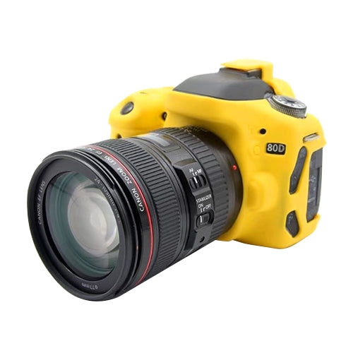 Funda protectora de silicona suave PULUZ para Canon EOS 80D, For Canon 80D